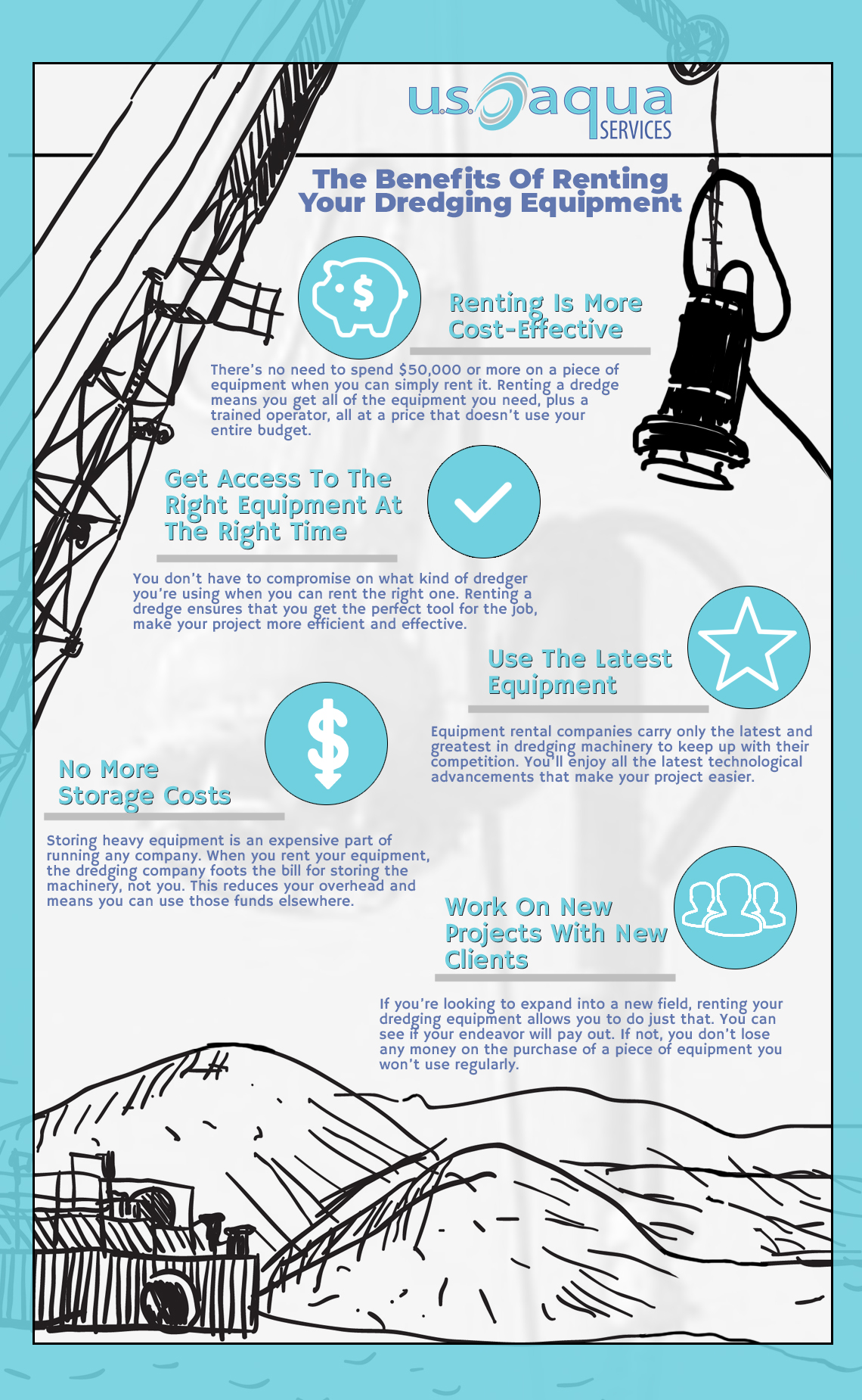 The Benefits Of Renting Your Dredging Equipment